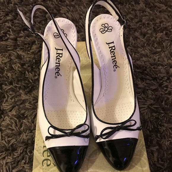 j renee white shoes